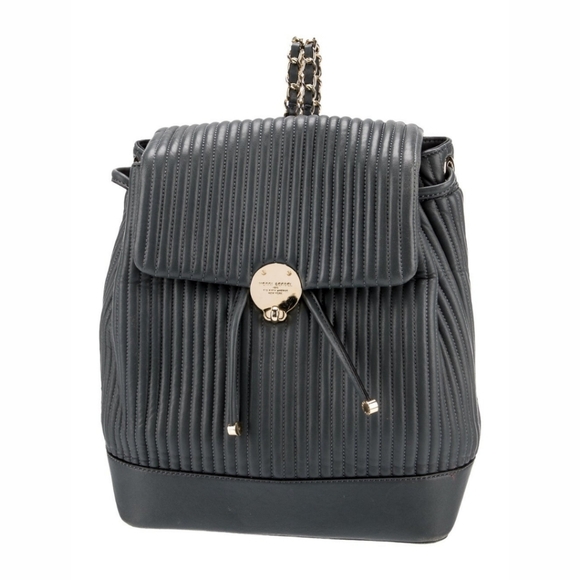 henri bendel Handbags - Henri Bendel No 7 Quilted Black Leather Convertible Backpack